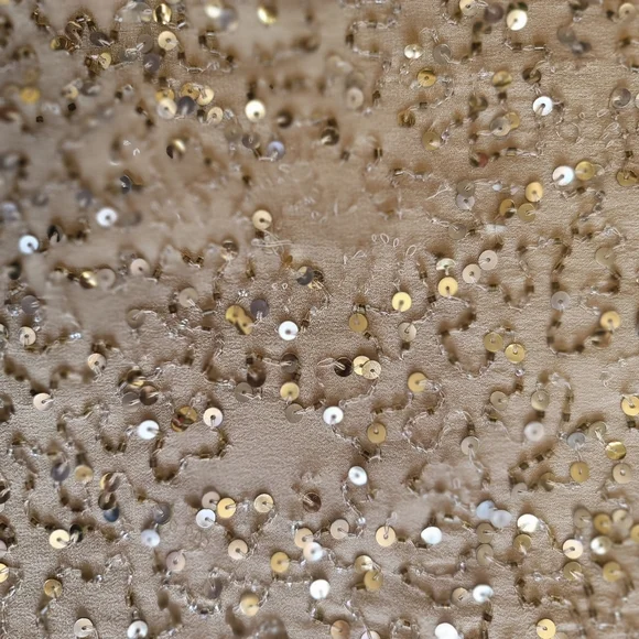 Aidan Mattox Cutout Beaded Silk Dress, 14, Used - Picture 14 of 15